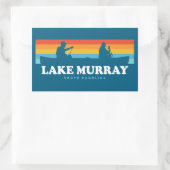 Lake Murray South Carolina Canoe Rechthoekige Sticker (Tas)