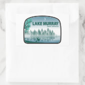 Lake Murray South Carolina Deer Rechthoekige Sticker (Tas)