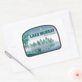 Lake Murray South Carolina Deer Rechthoekige Sticker (Envelop)