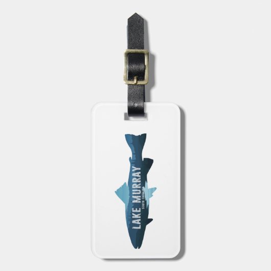 Lake Murray South Carolina Fish Bagagelabel (Voorkant verticaal)
