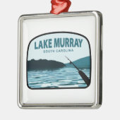 Lake Murray South Carolina Fishing Rod Metalen Ornament (Links)