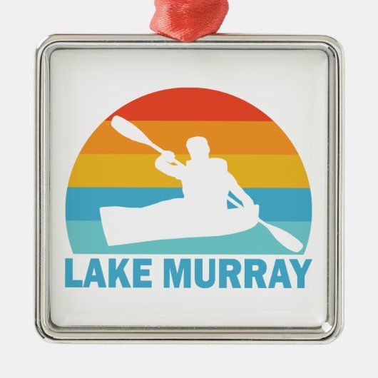 Lake Murray South Carolina Kayak Metalen Ornament (Voorkant)