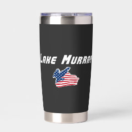 Lake Murray South Carolina Patriottische Adelaar Geïsoleerde Drinkbeker