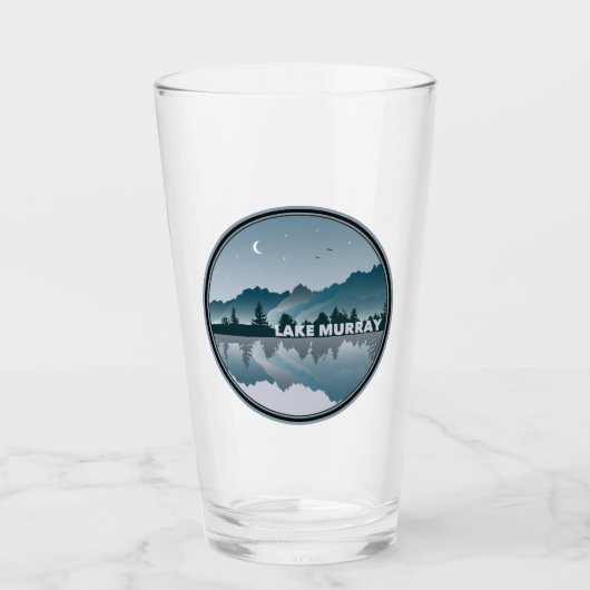 Lake Murray South Carolina Reflection Glas (Voorkant)