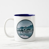 Lake Murray South Carolina Reflection Tweekleurige Koffiemok (Links)