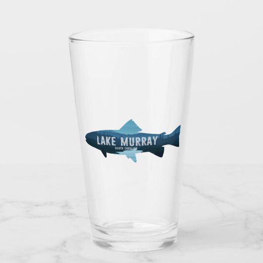 Lake Murray South Carolina Vis Glas (Voorkant)