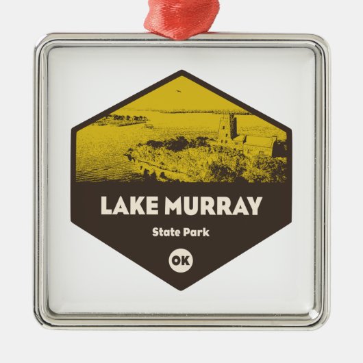 Lake Murray State Park Oklahoma Metalen Ornament (Voorkant)