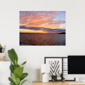 Lake Murray Sunset Poster (Thuiskantoor)