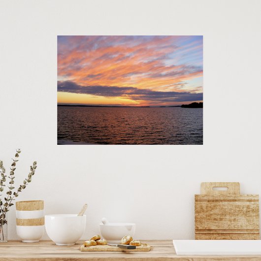 Lake Murray Sunset Poster (Keuken)