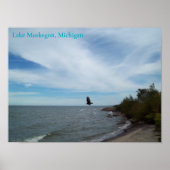 Lake Muskegon Shoreline, Muskegon, Michigan Poster (Voorkant)