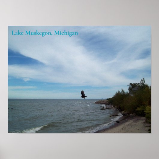 Lake Muskegon Shoreline, Muskegon, Michigan Poster (Voorkant)