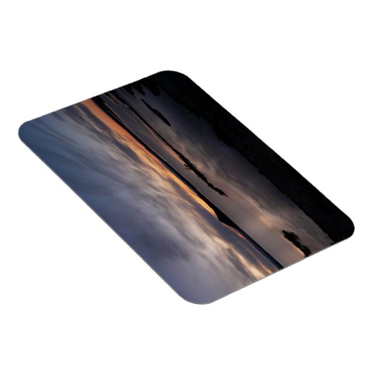 Lake Myvatn zonsondergang rechthoekige magneet (Rechterzijde)