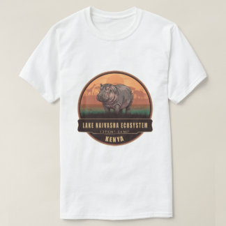 Lake Naivasha-ecosysteem Kenia Nijlpaard Safari Vi T-shirt
