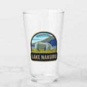 Lake Nakuru Nationaal Park Witte neushoorn Reizen Glas (Voorkant)