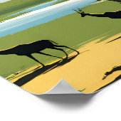 Lake Nakuru National Park Reizen Poster (Hoek)