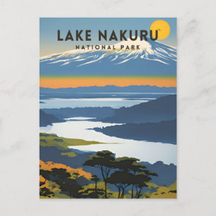 Lake Nakuru National Park Traditionele reizen Briefkaart