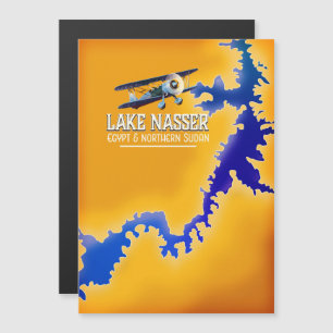 Lake Nasser Egypt en Sudan Map