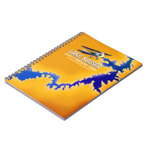 Lake Nasser Egypt en Sudan Map Notitieboek