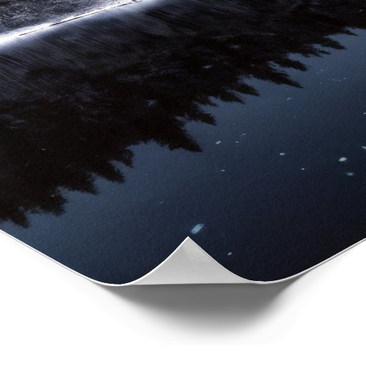 Lake Natuur Buitenlandschap Rustig Rustig Ontspann Poster (Hoek)