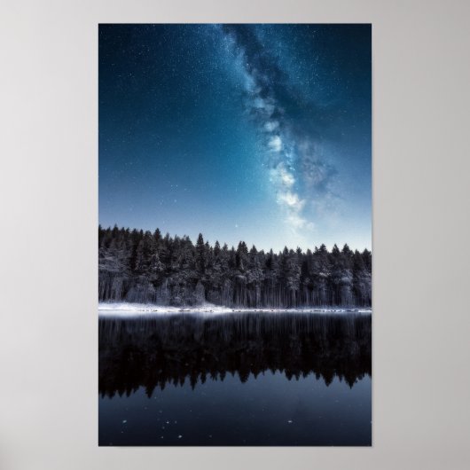 Lake Natuur Buitenlandschap Rustig Rustig Ontspann Poster (Voorkant)