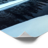 Lake Natuur Buitenlandschap Rustig Rustig Ontspann Poster (Hoek)