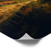 Lake Natuur Buitenlandschap Rustig Rustig Ontspann Poster (Hoek)