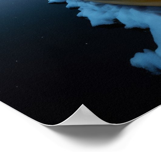 Lake Natuur Buitenlandschap Rustig Rustig Ontspann Poster (Hoek)