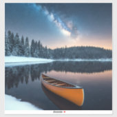 Lake Natuur Buitenlandschap Rustig Rustig Ontspann Sticker (Vel)