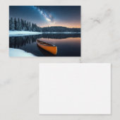 Lake Natuur Buitenlandschap Rustig Rustig Ontspann Visitekaartje (Voorkant / Achterkant)