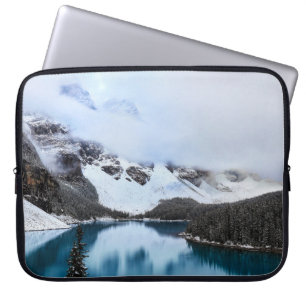 LAKE NEAR SNEEUW DEED MOUNTAIN TIJDENS DAGEN LAPTOP SLEEVE