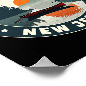 Lake Negie New Jersey Sunset T Shirt  Poster (Hoek)