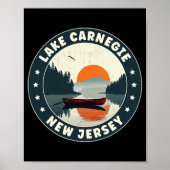 Lake Negie New Jersey Sunset T Shirt  Poster (Voorkant)