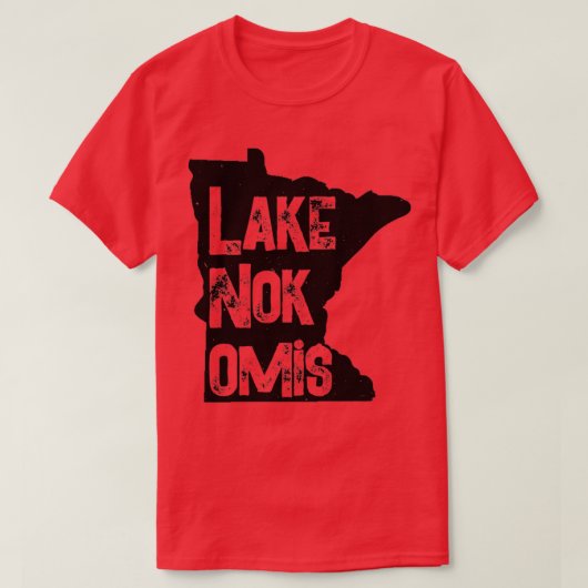 Lake Nokomis Minneapolis Minnesota Summer Vacation T-shirt (Design voorkant)