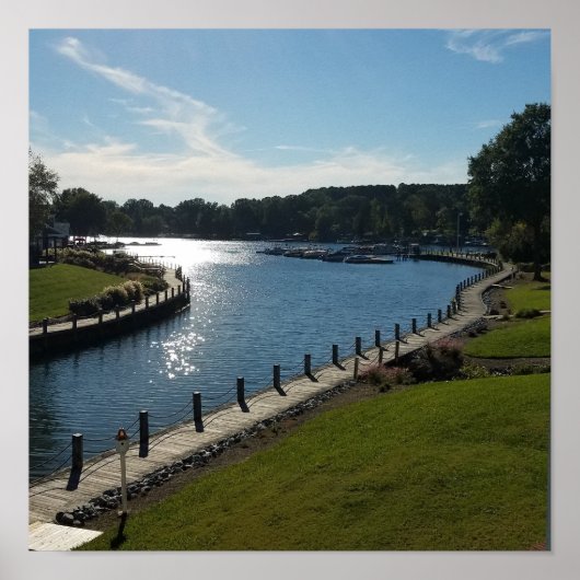 Lake Norman Boardwalk Poster (Voorkant)