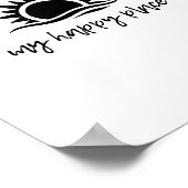 Lake Norman My Happy Place Nc Boating Fishing Camp Poster (Hoek)