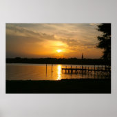 Lake Norman, NC Sunset Poster (Voorkant)