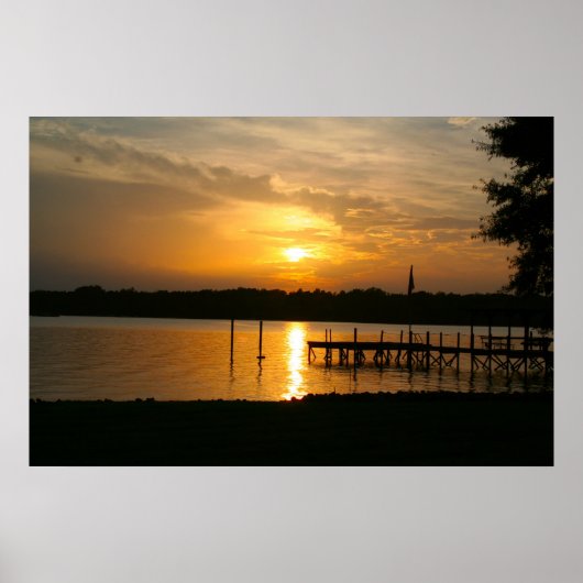 Lake Norman, NC Sunset Poster (Voorkant)