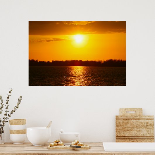 Lake Norman, NC Sunset Poster (Keuken)