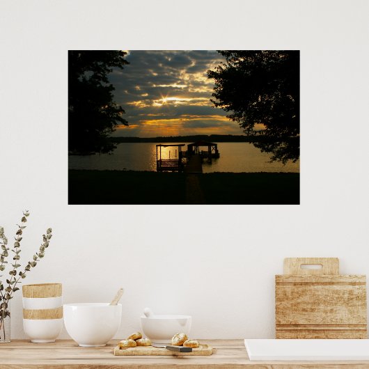 Lake Norman, NC Sunset Poster (Keuken)