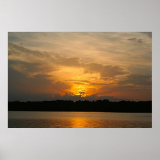 Lake Norman, NC Sunset Poster