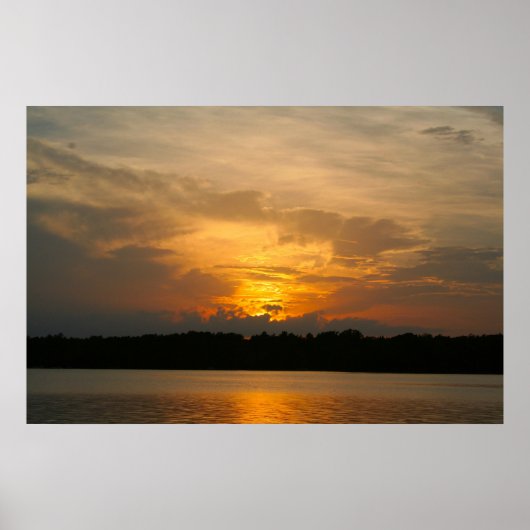 Lake Norman, NC Sunset Poster (Voorkant)