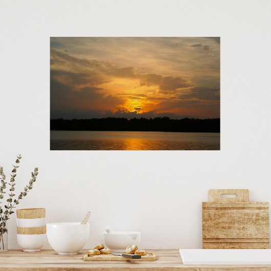 Lake Norman, NC Sunset Poster (Keuken)