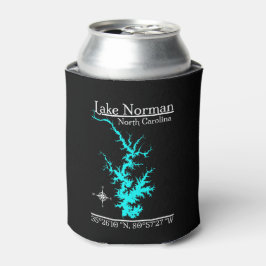 Lake Norman North Carolina Kaart Coördinaten Blikjeskoeler