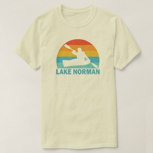 Lake Norman North Carolina Kayak T-shirt (Design voorkant)