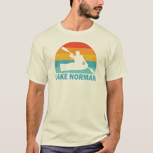 Lake Norman North Carolina Kayak T-shirt (Voorkant)