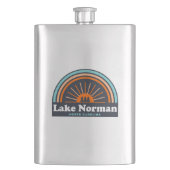 Lake Norman North Carolina Rainbow Flacon (Voorkant)