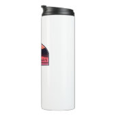 Lake Norman North Carolina Red Sunrise Thermosbeker (Geroteerd rechts)