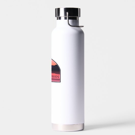 Lake Norman North Carolina Red Sunrise Waterfles (Links)