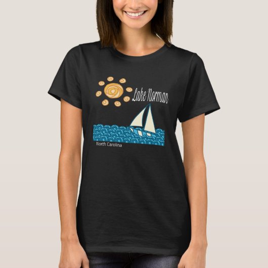 Lake Norman North Carolina T-shirt (Voorkant)
