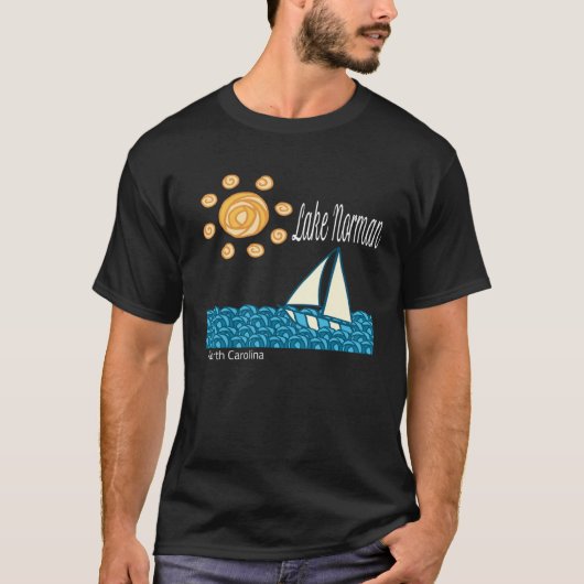 Lake Norman North Carolina T-shirt (Voorkant)